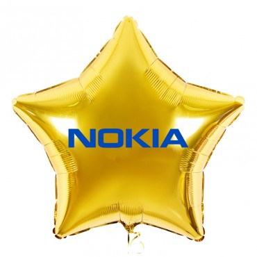 Логотип (надпись) на шарах, 45 см , Цвет шара, логотип на Ваш выбор