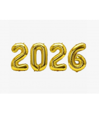 Композиция из фольгированных шаров "2026"
