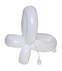 Фигура из шариков "Белая бабочка"