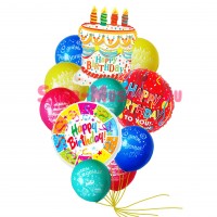 Композиция из шаров "С Днём рождения"