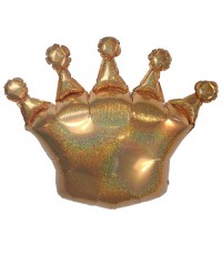 Фольгированный шар "Золотая корона"