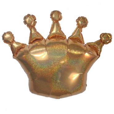 Фольгированный шар "Золотая корона"