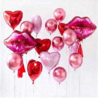 Фотозона из шаров "Kiss you", , 9425 р., Kiss you, , Фотозоны из шаров