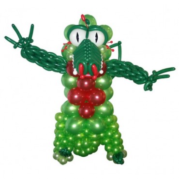 Фигура из шаров "Зеленый дракон"