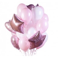 Композиция из шаров "Розовая радость", , 3890 р., Композиция из шаров "Розовая радость"", , Фольгированные шары