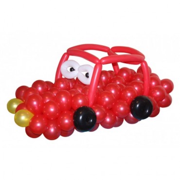 Фигура из шариков "Красное авто"